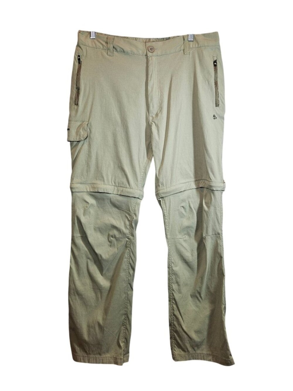 Craghoppers Mens Size 38 SolarDry Convertible Hiking Pants Beige hiking outdoor